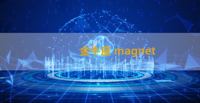 金牛座 magnet